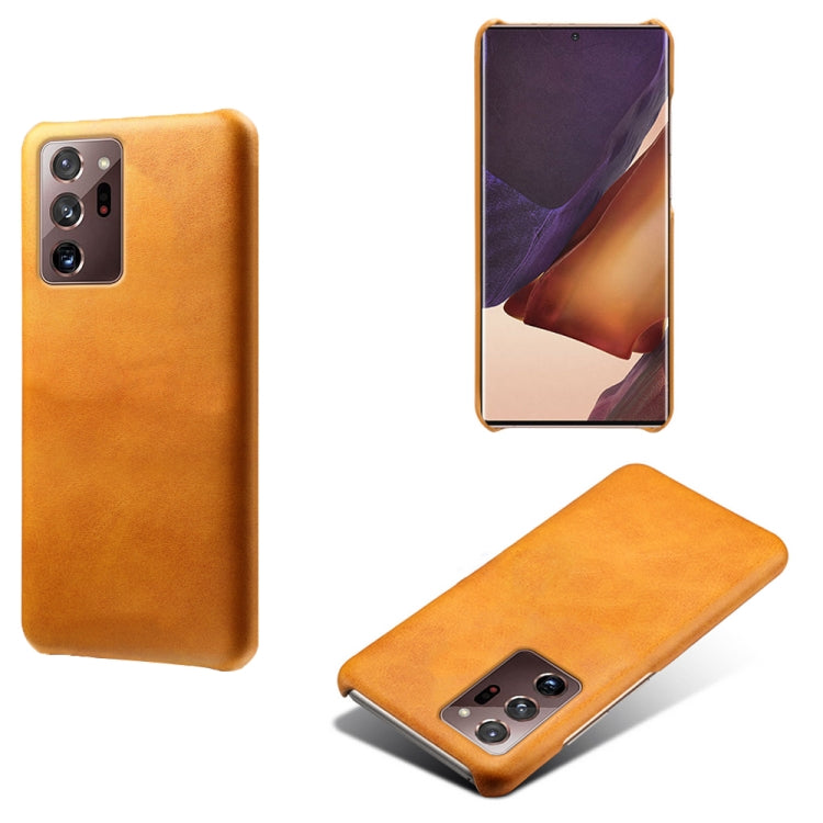 For Samsung Galaxy Note20 Ultra Calf Texture  PC + PU Phone Case