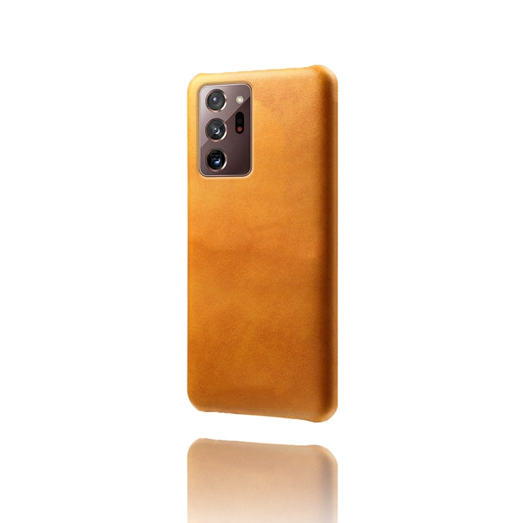 For Samsung Galaxy Note20 Ultra Calf Texture  PC + PU Phone Case