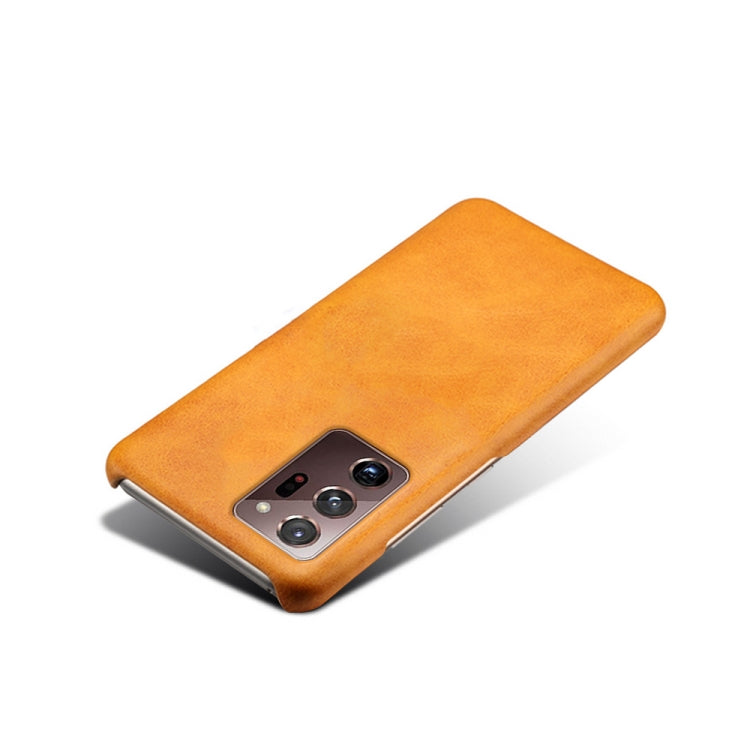 For Samsung Galaxy Note20 Ultra Calf Texture  PC + PU Phone Case