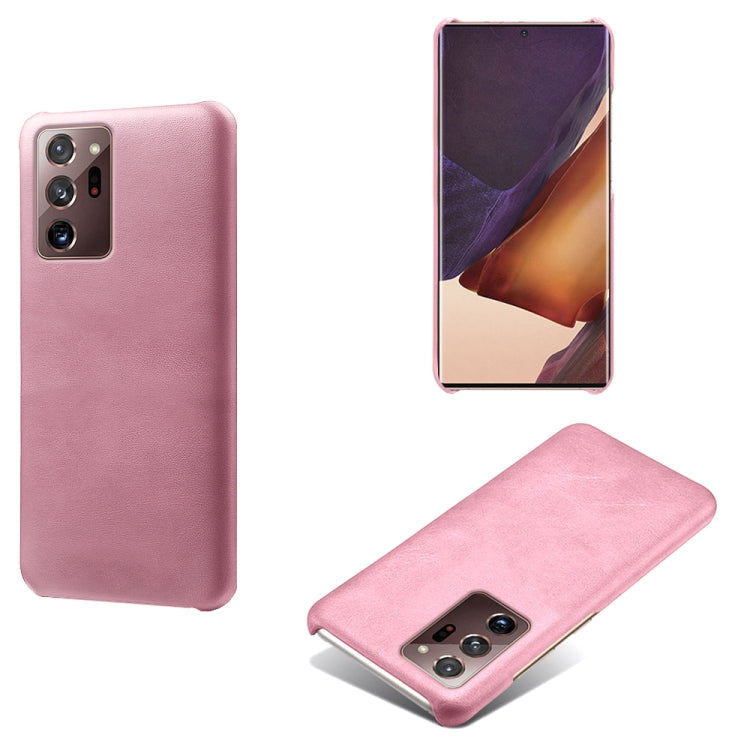For Samsung Galaxy Note20 Ultra Calf Texture  PC + PU Phone Case