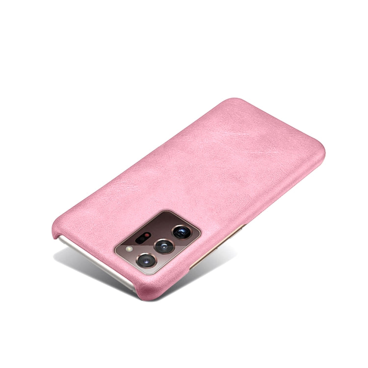 For Samsung Galaxy Note20 Ultra Calf Texture  PC + PU Phone Case