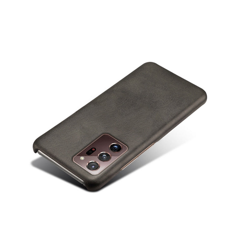 For Samsung Galaxy Note20 Ultra Calf Texture  PC + PU Phone Case