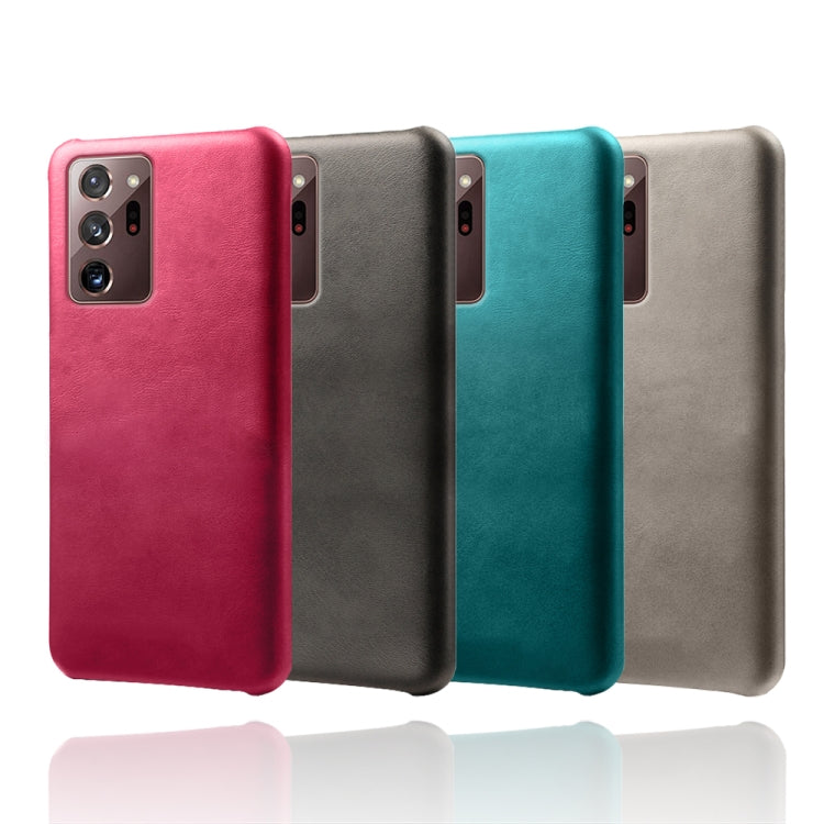 For Samsung Galaxy Note20 Ultra Calf Texture  PC + PU Phone Case