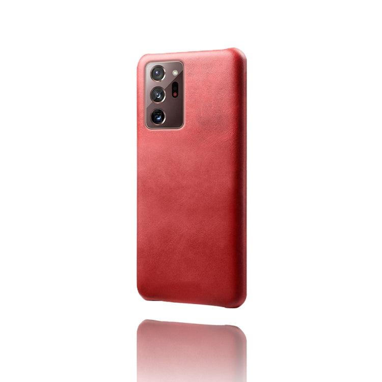 For Samsung Galaxy Note20 Ultra Calf Texture  PC + PU Phone Case