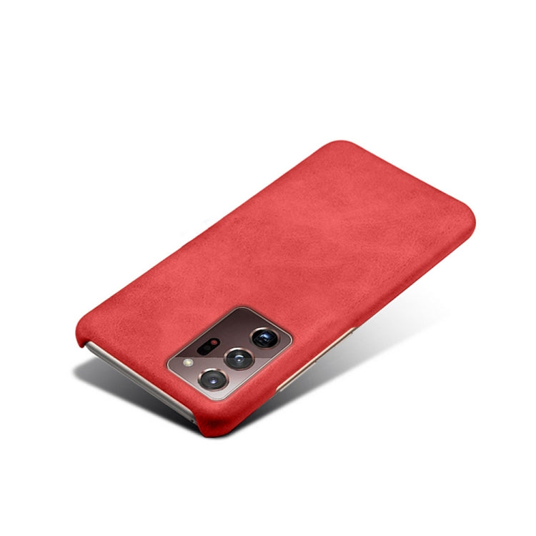 For Samsung Galaxy Note20 Ultra Calf Texture  PC + PU Phone Case
