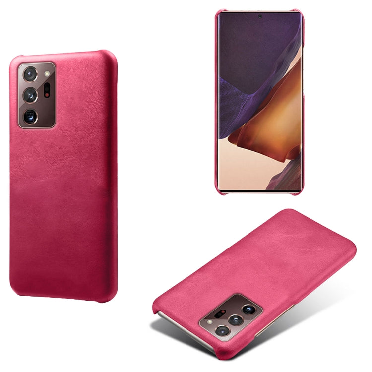 For Samsung Galaxy Note20 Ultra Calf Texture  PC + PU Phone Case