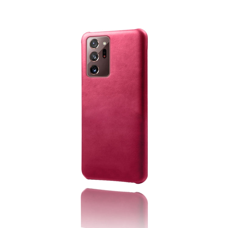 For Samsung Galaxy Note20 Ultra Calf Texture  PC + PU Phone Case
