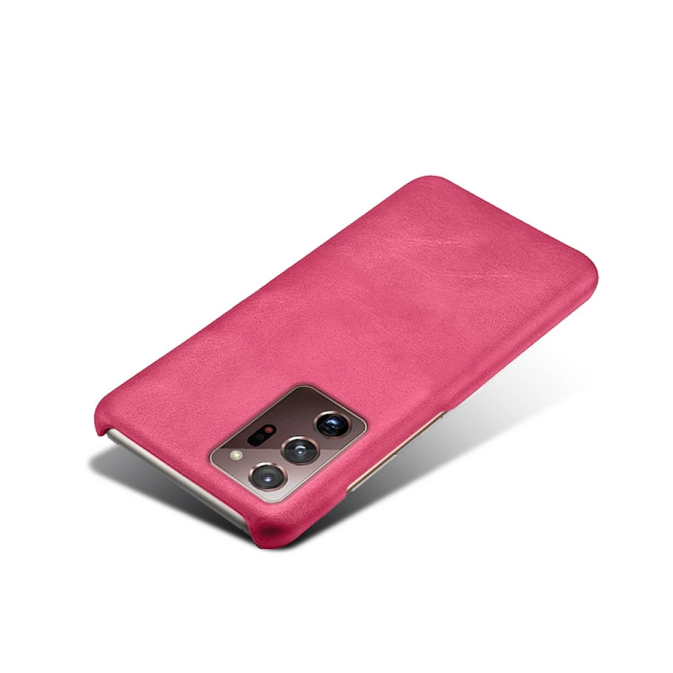 For Samsung Galaxy Note20 Ultra Calf Texture  PC + PU Phone Case