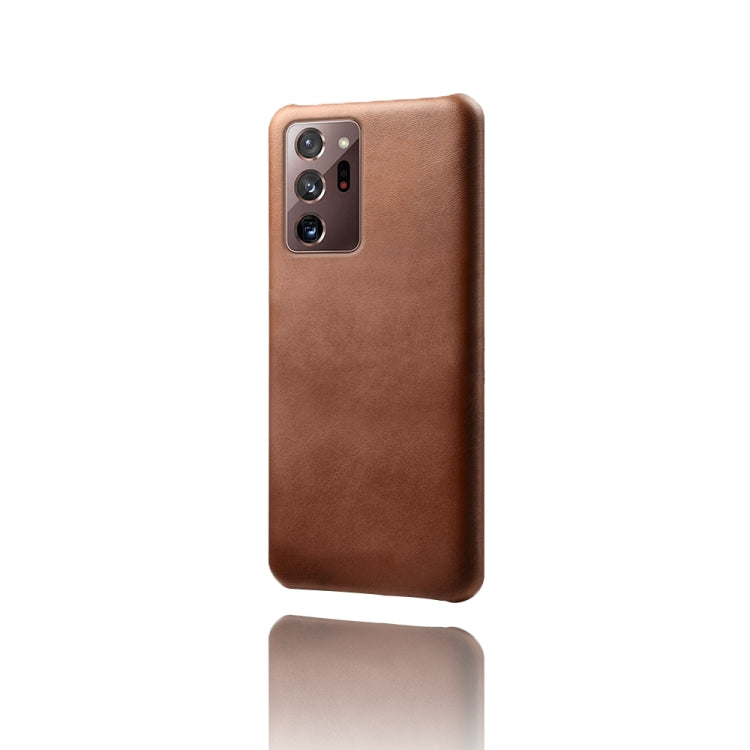 For Samsung Galaxy Note20 Ultra Calf Texture  PC + PU Phone Case