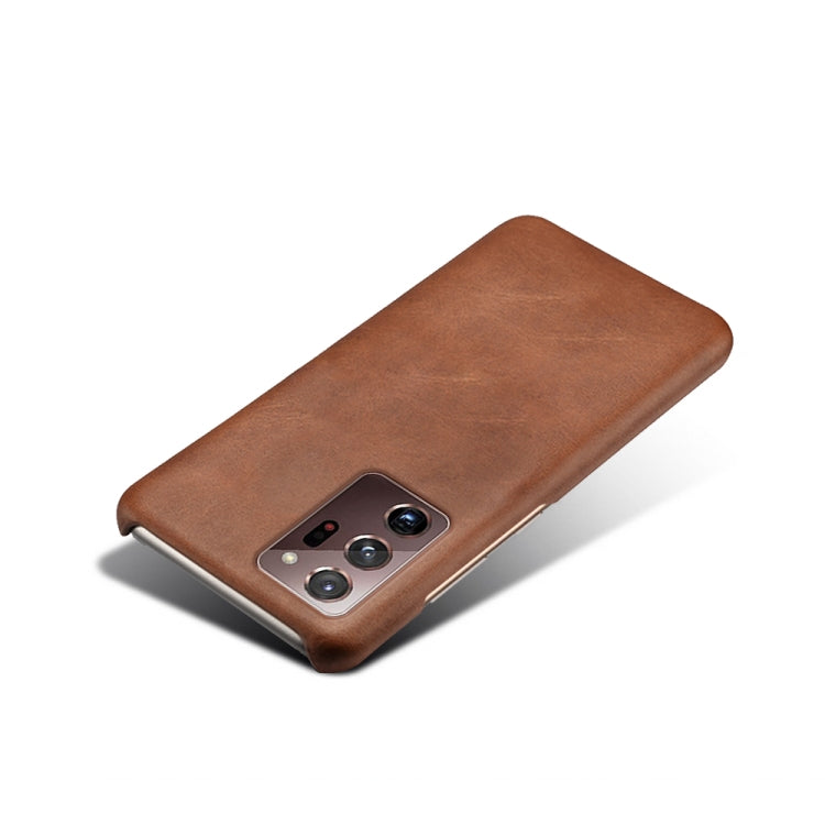 For Samsung Galaxy Note20 Ultra Calf Texture  PC + PU Phone Case