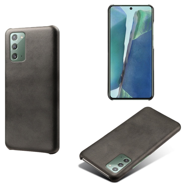 For Samsung Galaxy Note20 Calf Texture  PC + PU Phone Case