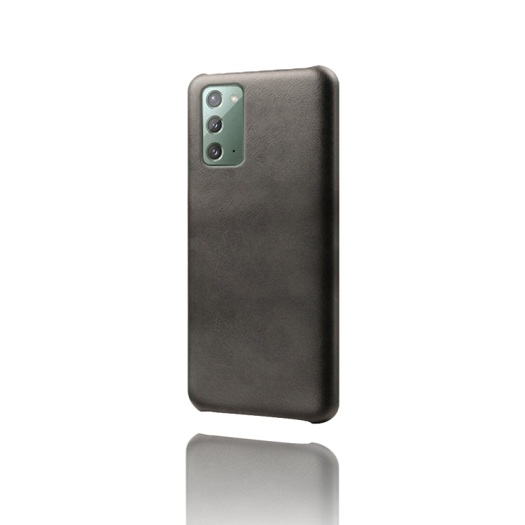 For Samsung Galaxy Note20 Calf Texture  PC + PU Phone Case