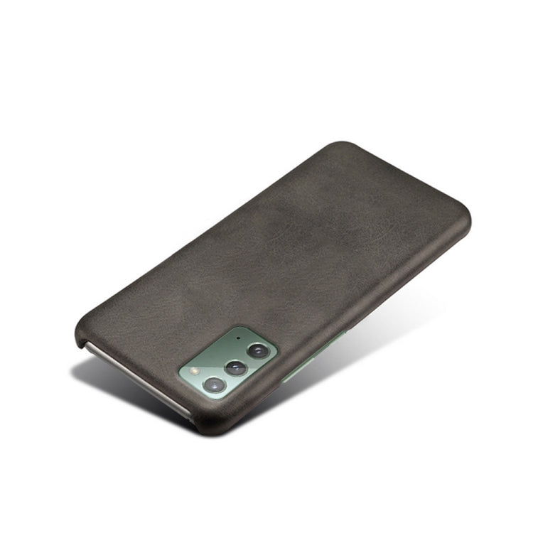 For Samsung Galaxy Note20 Calf Texture  PC + PU Phone Case