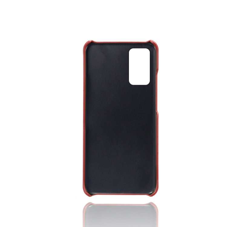 For Samsung Galaxy Note20 Calf Texture  PC + PU Phone Case