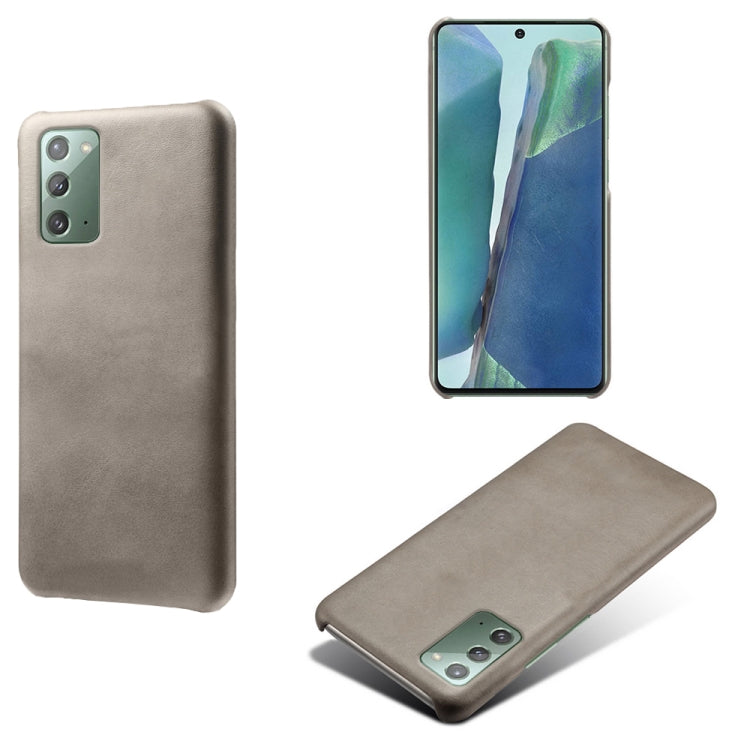 For Samsung Galaxy Note20 Calf Texture  PC + PU Phone Case