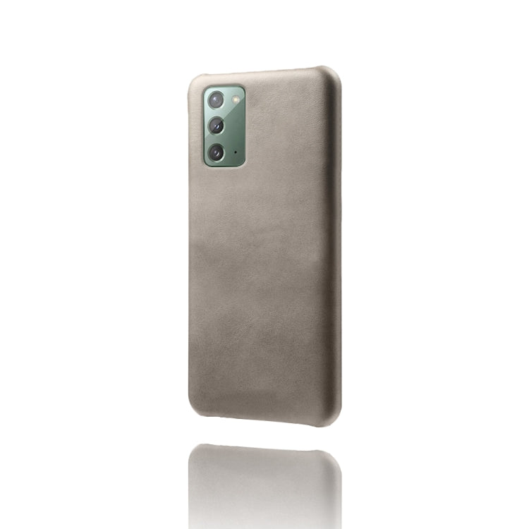 For Samsung Galaxy Note20 Calf Texture  PC + PU Phone Case
