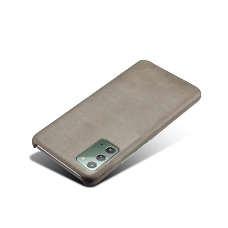 For Samsung Galaxy Note20 Calf Texture  PC + PU Phone Case