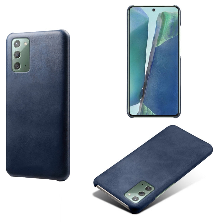 For Samsung Galaxy Note20 Calf Texture  PC + PU Phone Case