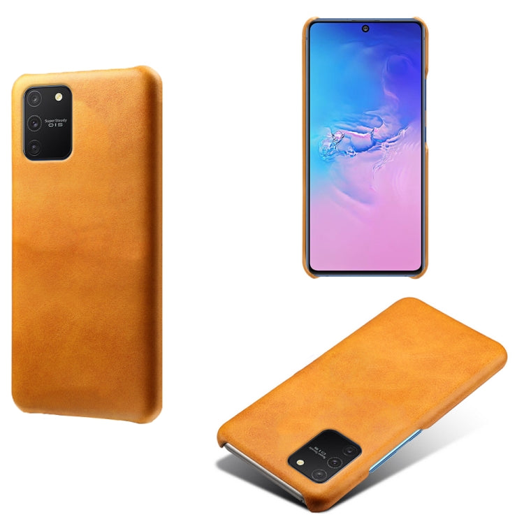For Samsung Galaxy S10 Lite Calf Texture  PC + PU Phone Case
