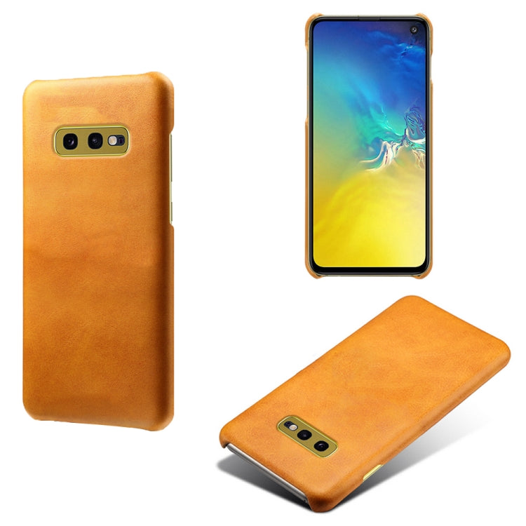 For Samsung Galaxy S10e Calf Texture  PC + PU Phone Case