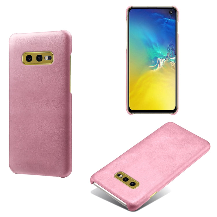 For Samsung Galaxy S10e Calf Texture  PC + PU Phone Case