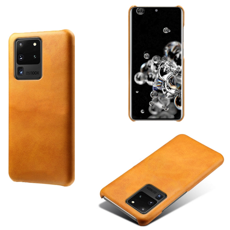 For Samsung Galaxy S20 Ultra Calf Texture  PC + PU Phone Case