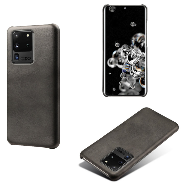 For Samsung Galaxy S20 Ultra Calf Texture  PC + PU Phone Case