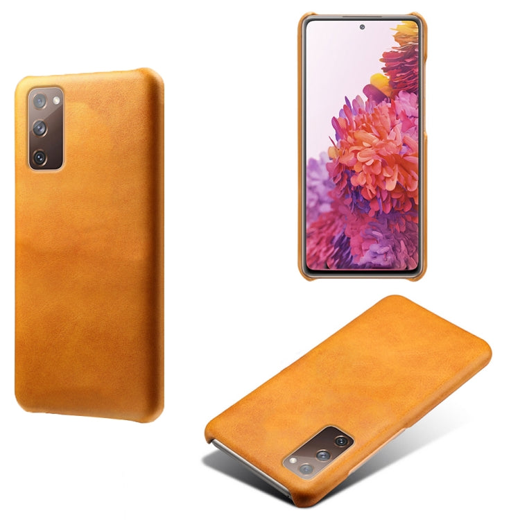 For Samsung Galaxy S20 FE Calf Texture  PC + PU Phone Case