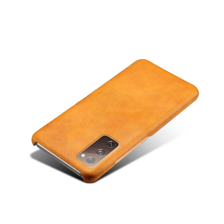 For Samsung Galaxy S20 FE Calf Texture  PC + PU Phone Case