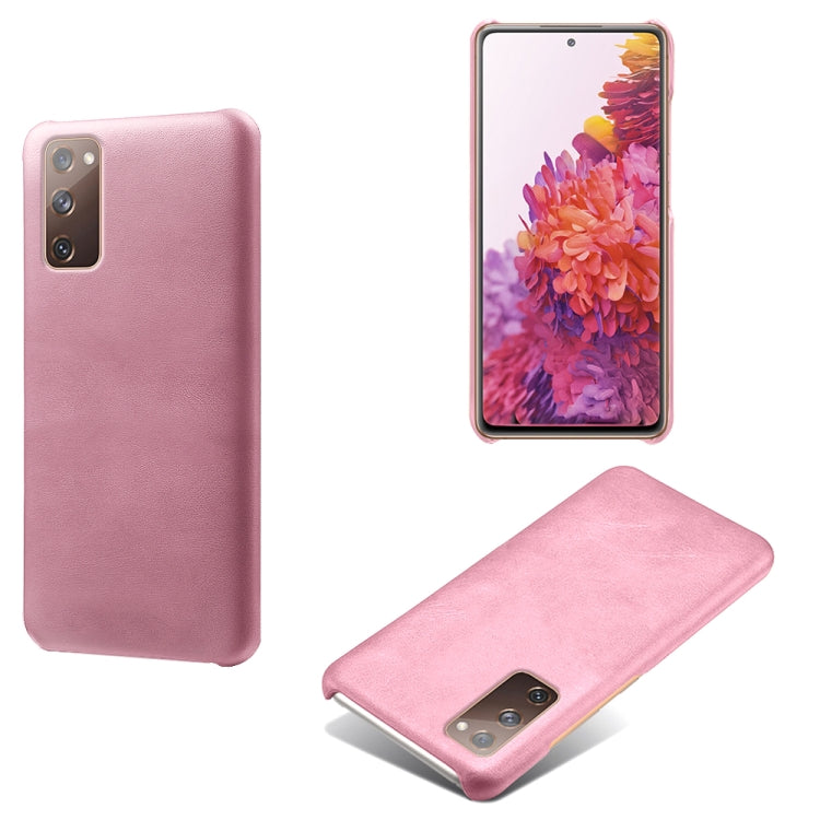 For Samsung Galaxy S20 FE Calf Texture  PC + PU Phone Case
