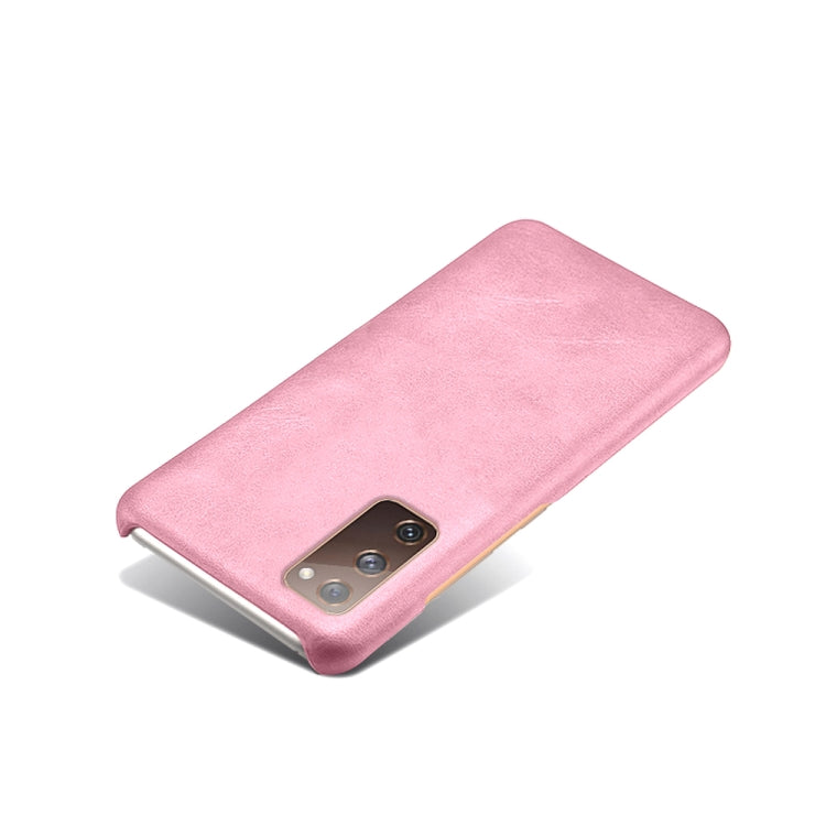 For Samsung Galaxy S20 FE Calf Texture  PC + PU Phone Case