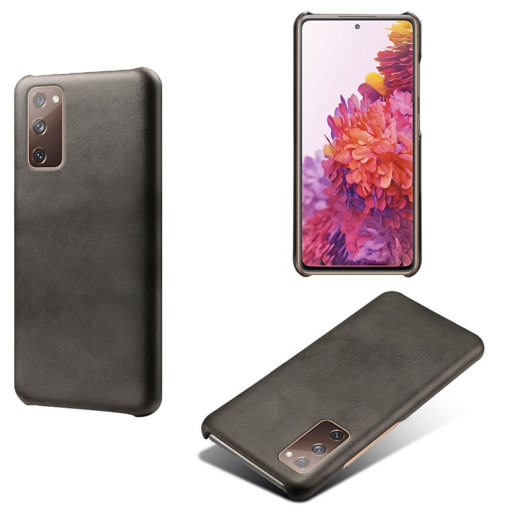 For Samsung Galaxy S20 FE Calf Texture  PC + PU Phone Case