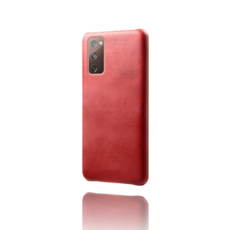 For Samsung Galaxy S20 FE Calf Texture  PC + PU Phone Case