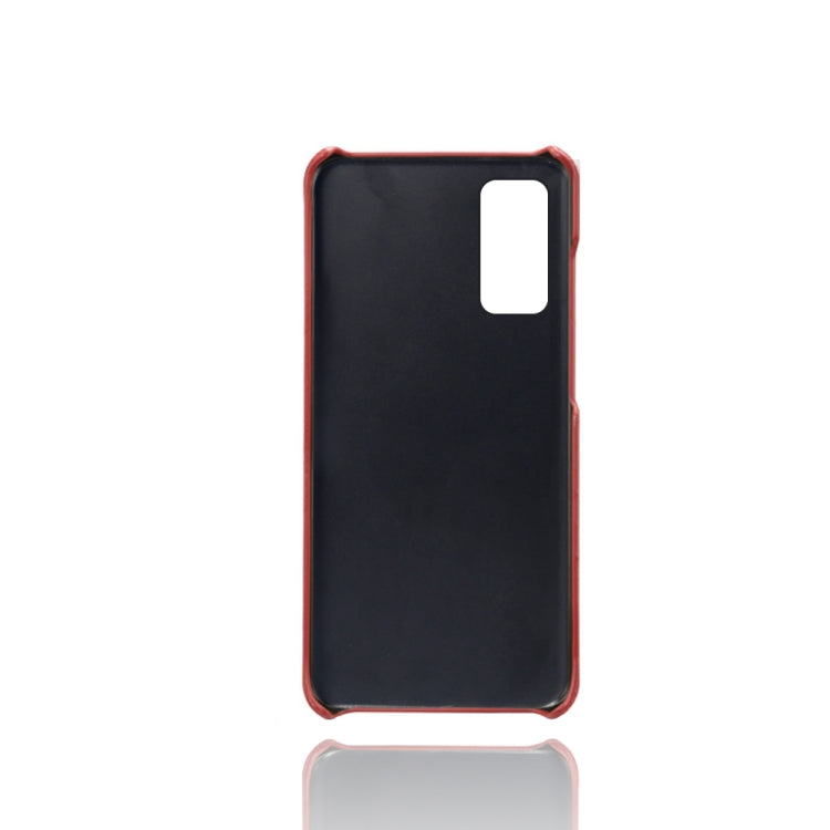 For Samsung Galaxy S20 FE Calf Texture  PC + PU Phone Case