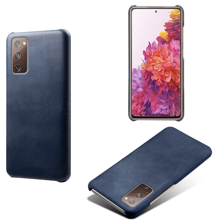 For Samsung Galaxy S20 FE Calf Texture  PC + PU Phone Case