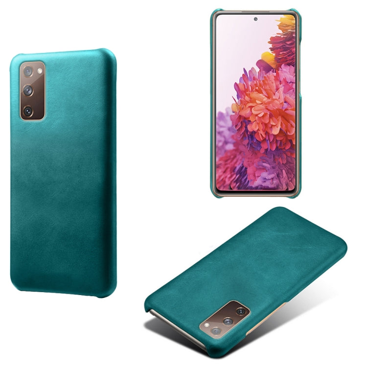 For Samsung Galaxy S20 FE Calf Texture  PC + PU Phone Case