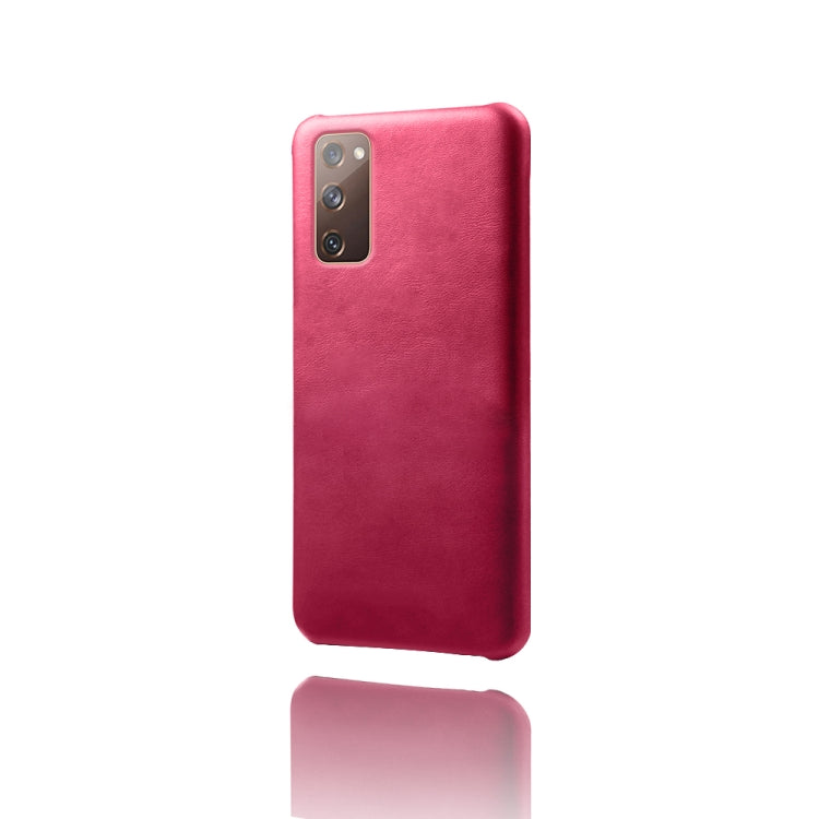 For Samsung Galaxy S20 FE Calf Texture  PC + PU Phone Case