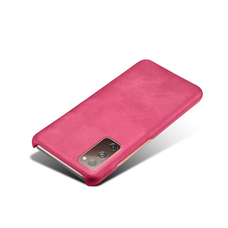 For Samsung Galaxy S20 FE Calf Texture  PC + PU Phone Case
