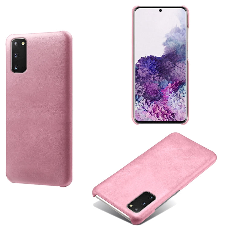 For Samsung Galaxy S20 Calf Texture  PC + PU Phone Case