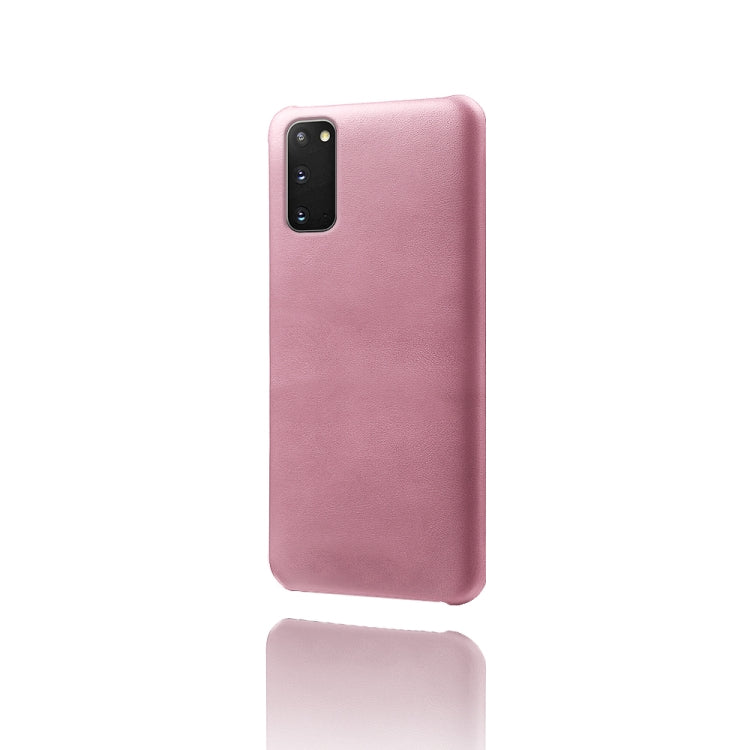 For Samsung Galaxy S20 Calf Texture  PC + PU Phone Case