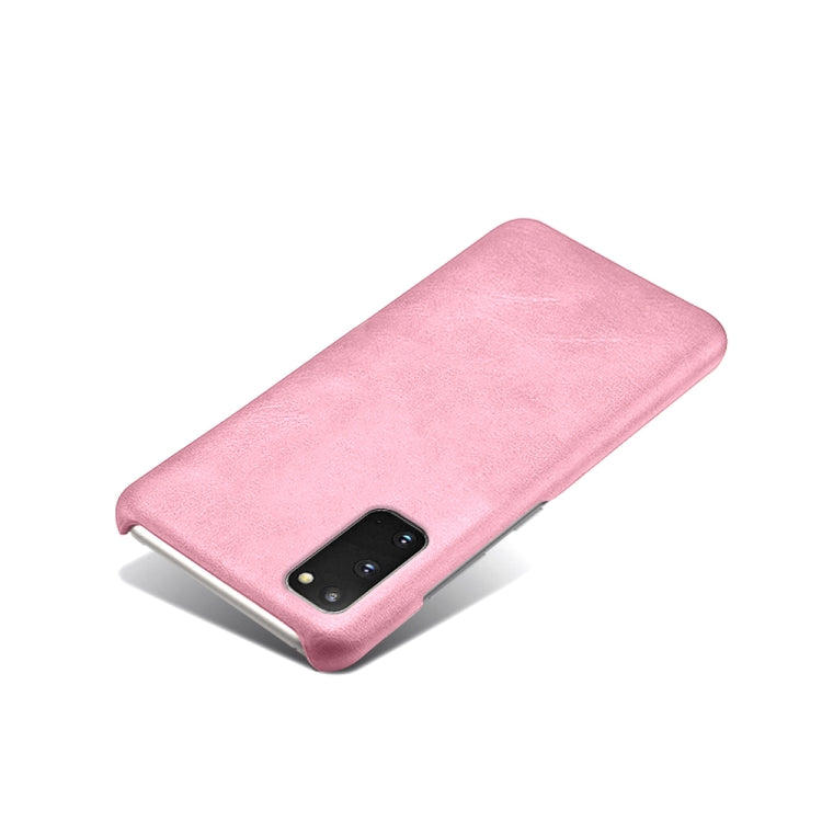 For Samsung Galaxy S20 Calf Texture  PC + PU Phone Case