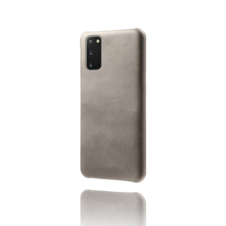 For Samsung Galaxy S20 Calf Texture  PC + PU Phone Case