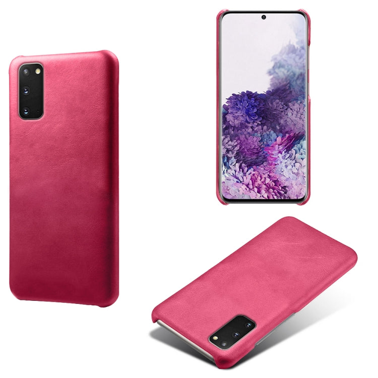 For Samsung Galaxy S20 Calf Texture  PC + PU Phone Case