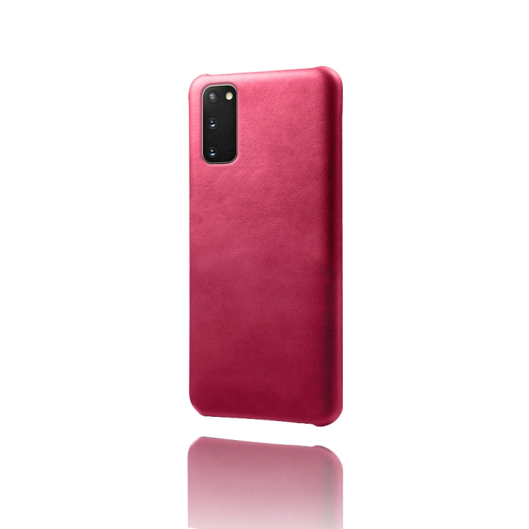 For Samsung Galaxy S20 Calf Texture  PC + PU Phone Case