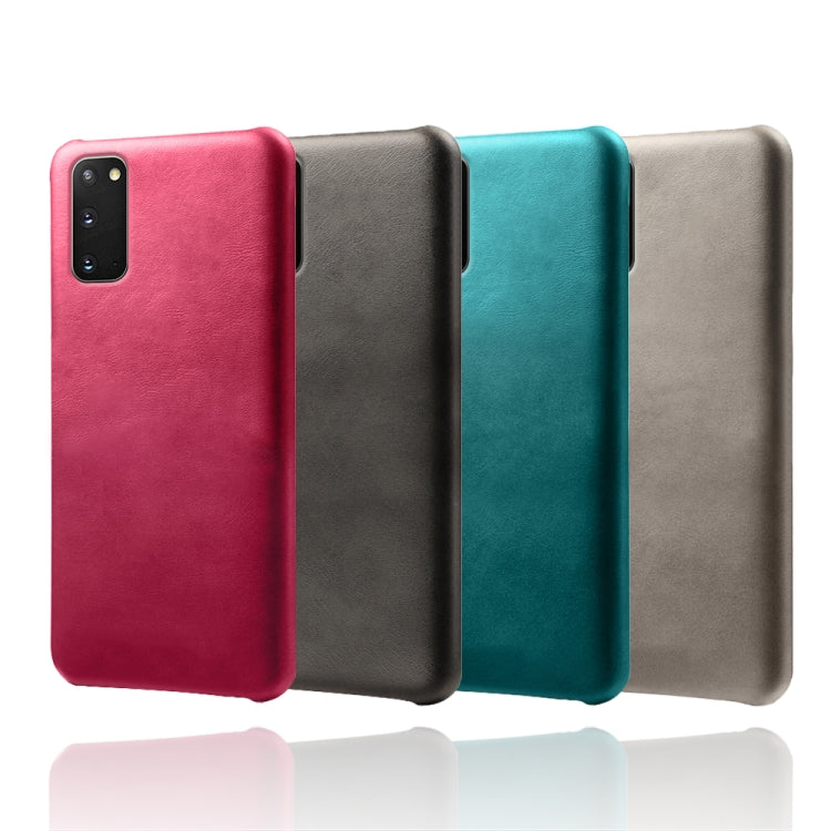 For Samsung Galaxy S20 Calf Texture  PC + PU Phone Case