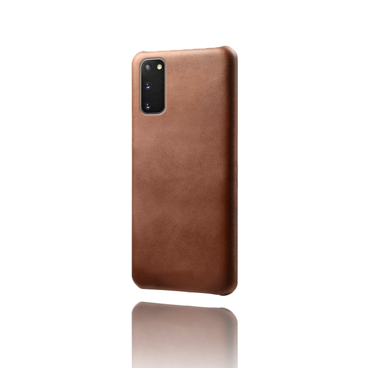 For Samsung Galaxy S20 Calf Texture  PC + PU Phone Case