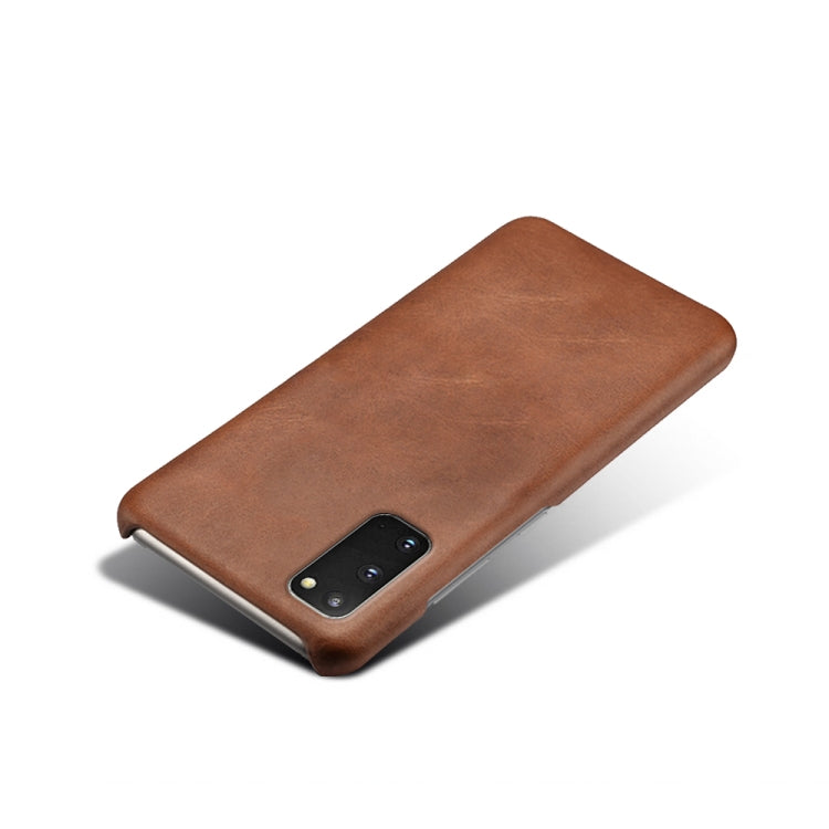 For Samsung Galaxy S20 Calf Texture  PC + PU Phone Case