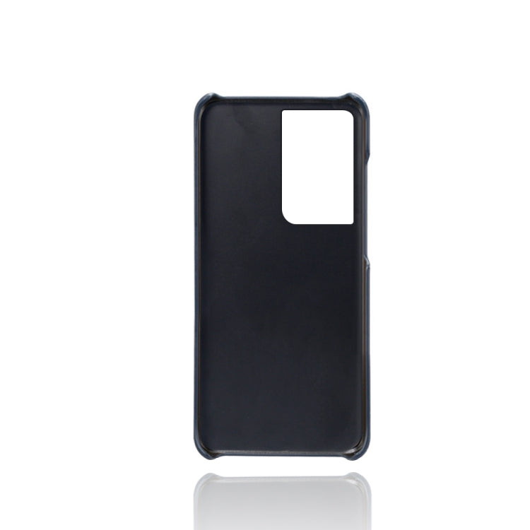 For Samsung Galaxy S21 Ultra 5G Calf Texture  PC + PU Phone Case