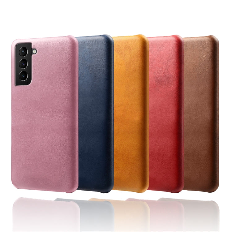 For Samsung Galaxy S22 Calf Texture  PC + PU Phone Case