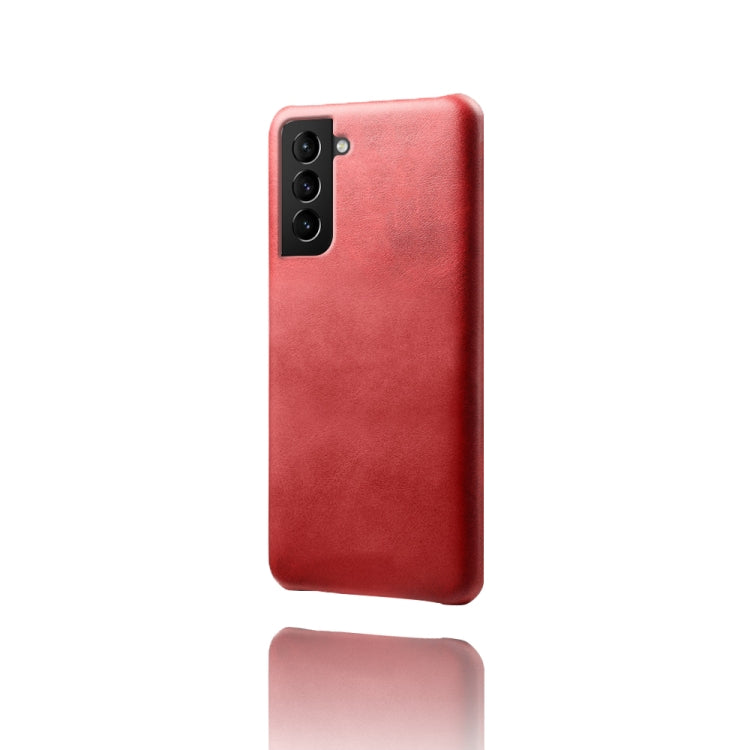 For Samsung Galaxy S22 Calf Texture  PC + PU Phone Case